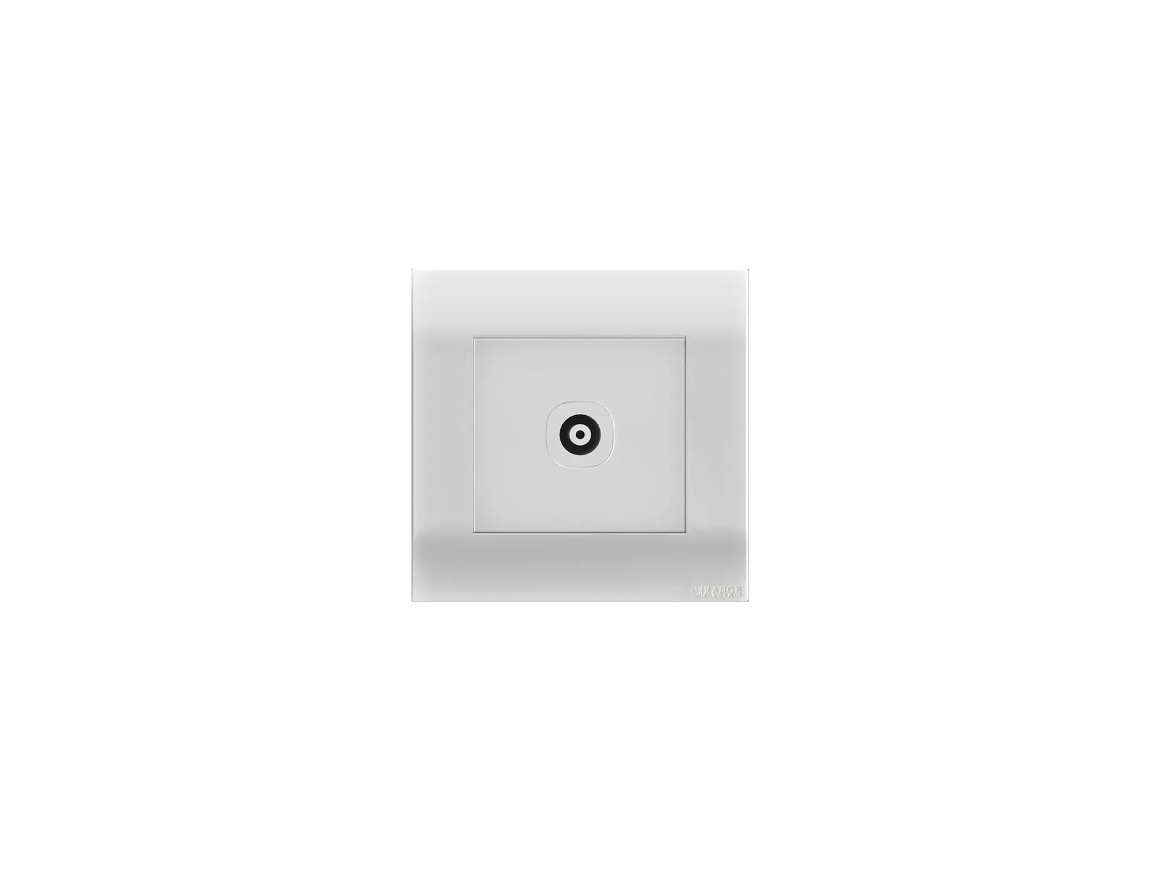 AK TV CO-AXIAL 1GANG SOCKET WHITE